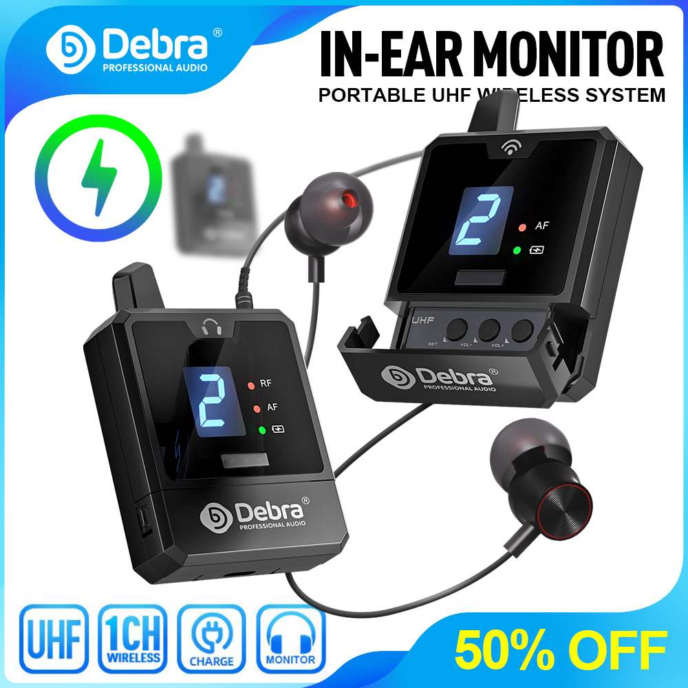 In Ear Monitor Iem - Debra UHF IEM Wireless In-Ear Monitor