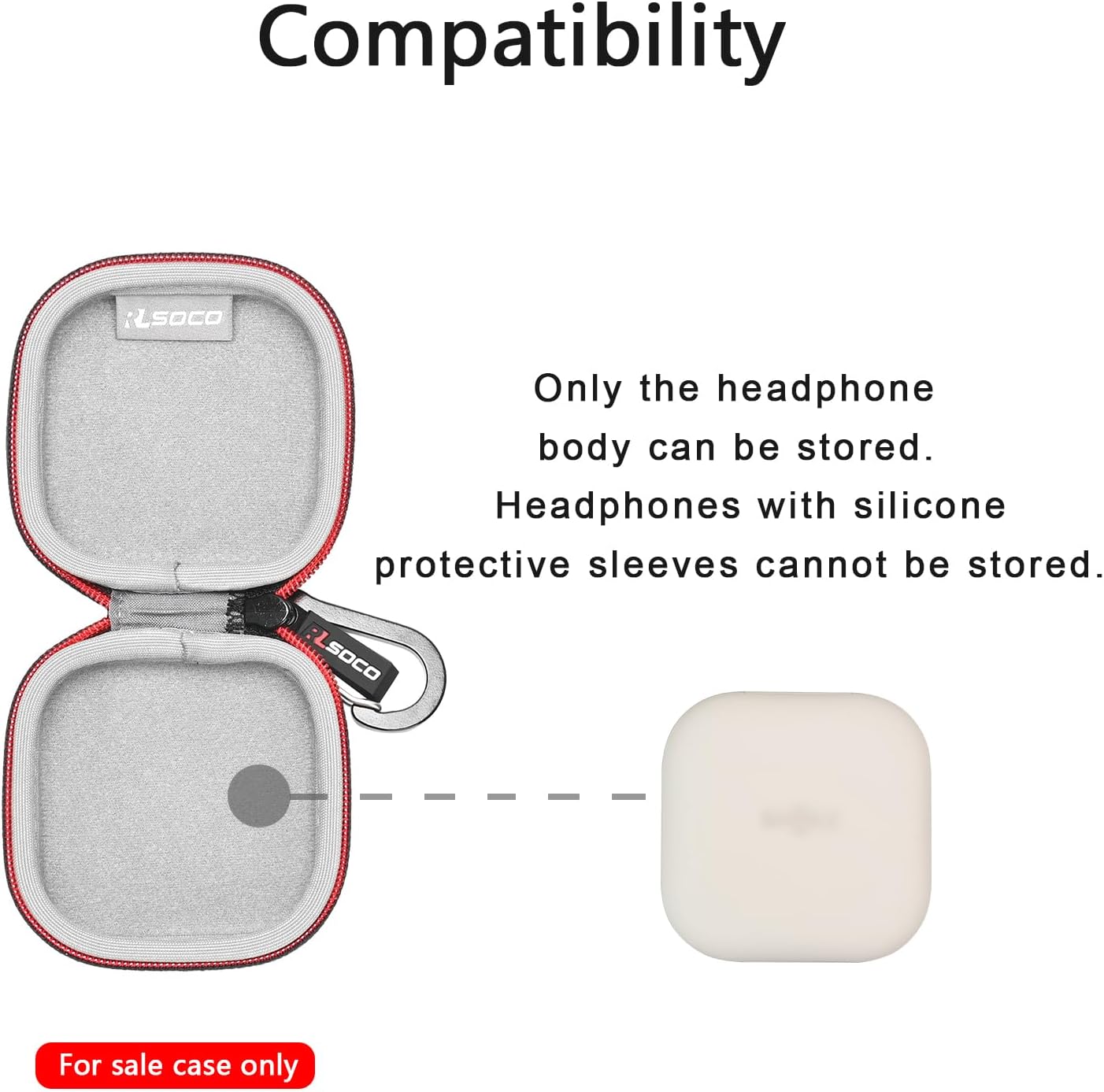 RLSOCO Hard Case for SHOKZ NEW - Headphone Case Hard ulasan dan harga
