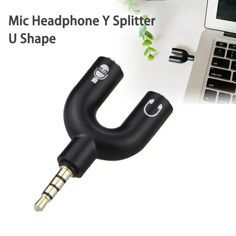 3.5mm headphone splitter micro - Earphone Splitter Jack ulasan dan harga